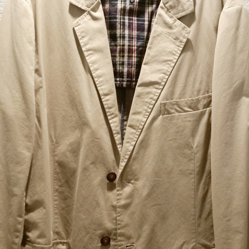 Tommy Hilfiger Khaki Sport Coat Trim Fit Medium